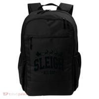 Sleigh All Day Funny Christmas Backpack thumb 0