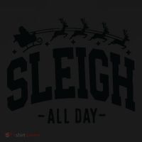 Sleigh All Day Funny Christmas Backpack thumb 2