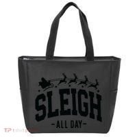 Sleigh All Day Funny Christmas Tote Bag thumb 0