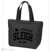 Sleigh All Day Funny Christmas Tote Bag thumb 3