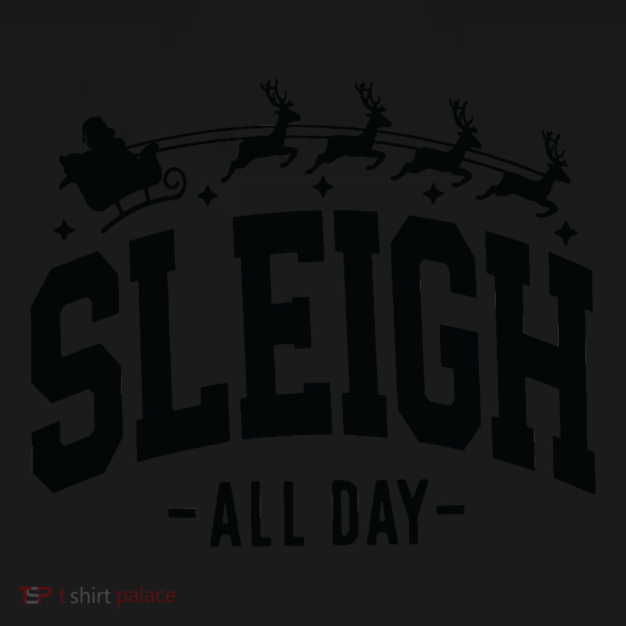 Sleigh All Day Funny Christmas Tote Bag