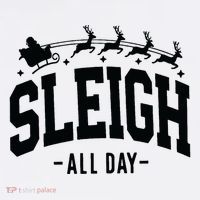 Sleigh All Day Funny Christmas Bucket Hat thumb 4