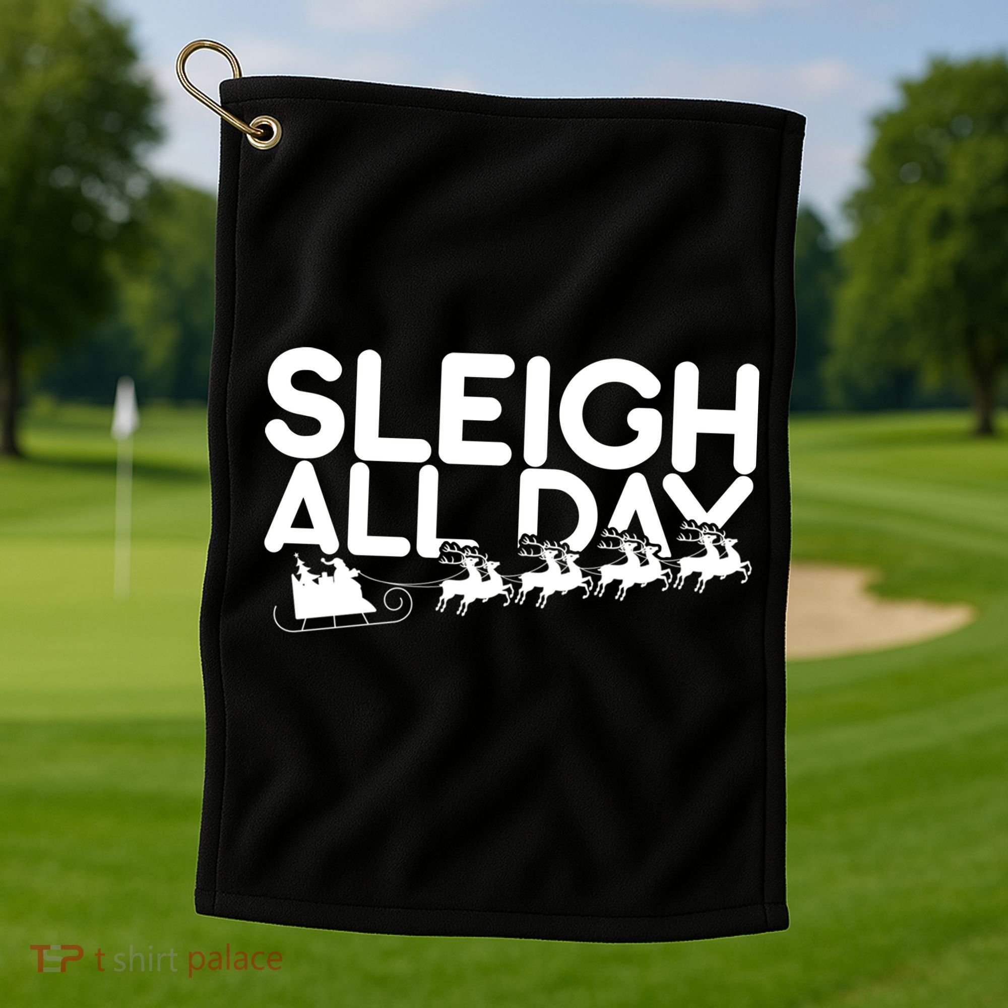 Sleigh All Day Golf Towel