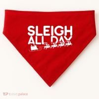 Sleigh All Day USA-Made Doggie Bandana thumb 0