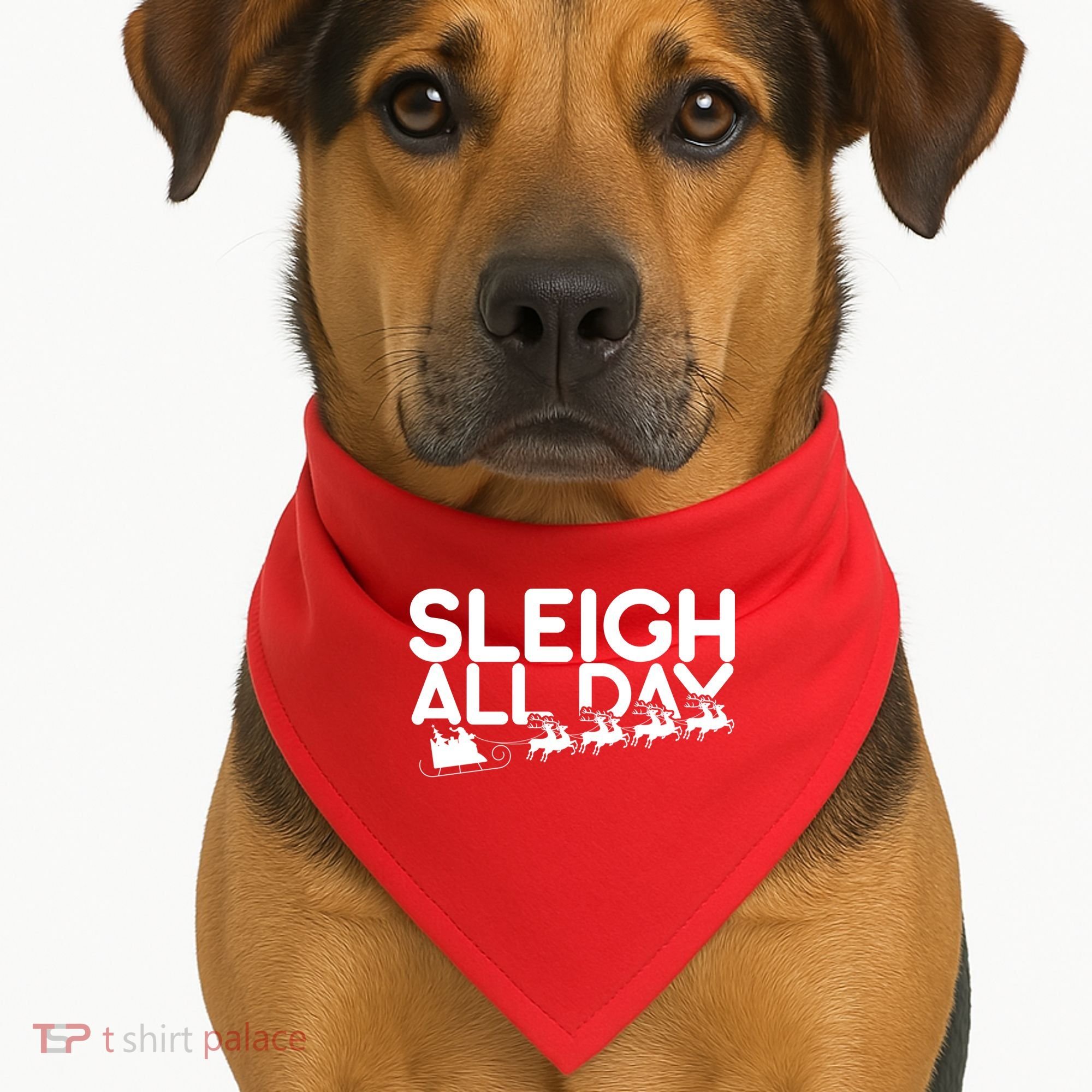 Sleigh All Day USA-Made Doggie Bandana