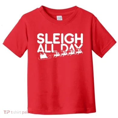 Sleigh All Day Toddler T-Shirt