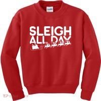 Sleigh All Day Kids Sweatshirt thumb 0