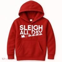 Sleigh All Day Kids Hoodie thumb 0
