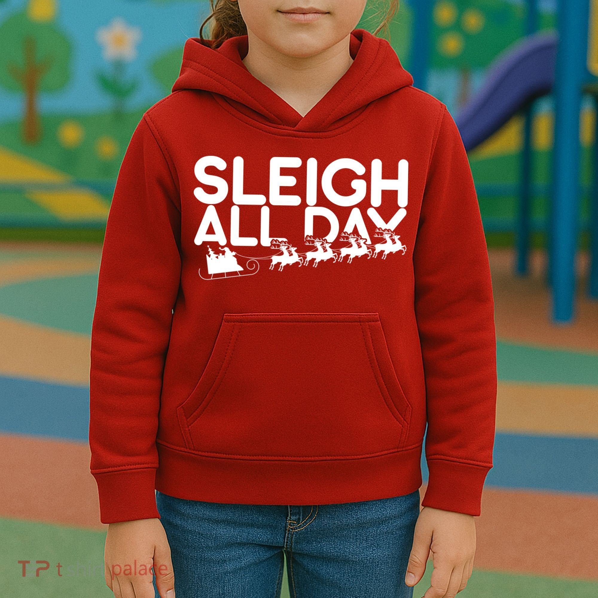 Sleigh All Day Kids Hoodie