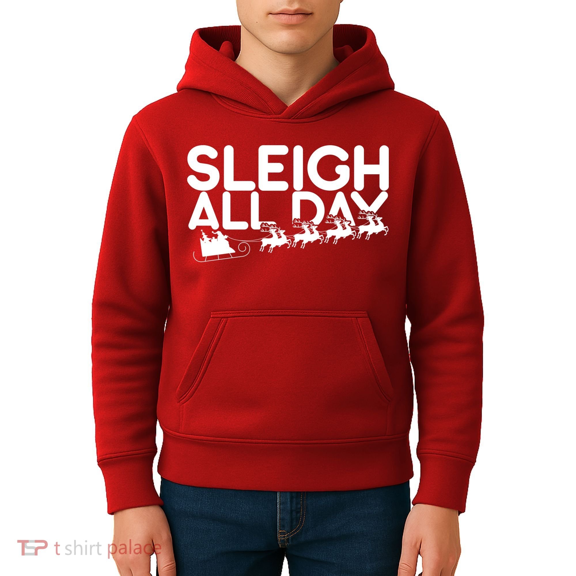 Sleigh All Day Kids Hoodie