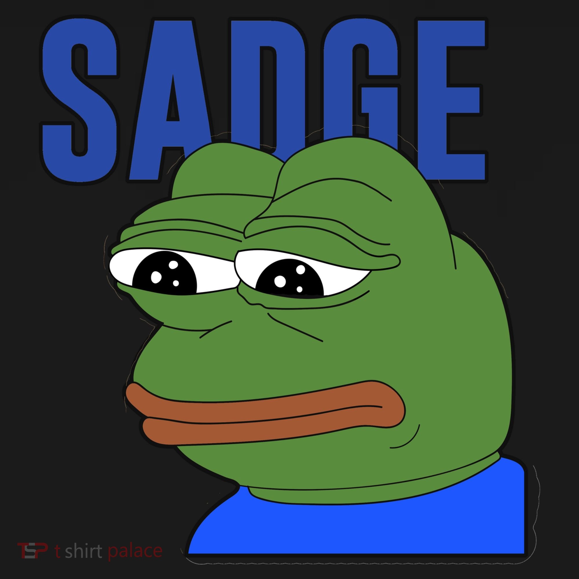 SADGE Meme Button