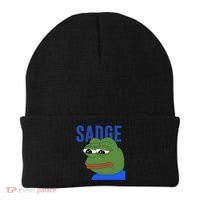 SADGE Meme Beanie thumb 0
