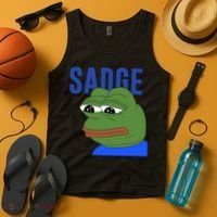 SADGE Meme Tank Top thumb 4