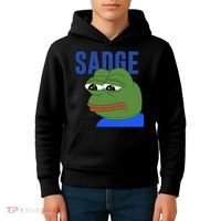 SADGE Meme Kids Hoodie thumb 4