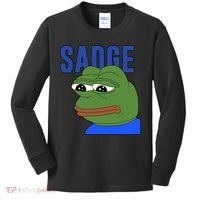 SADGE Meme Kids Long Sleeve Shirt thumb 0