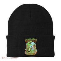 Small Arms Enthusiast Funny Trex Dinosaur Gun Beanie thumb 0