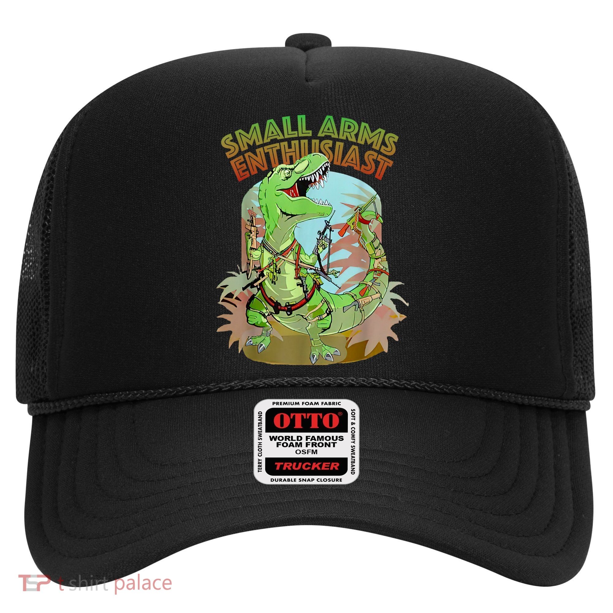 Small Arms Enthusiast Funny Trex Dinosaur Gun Hat