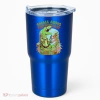 Small Arms Enthusiast Funny Trex Dinosaur Gun Tumbler thumb 0