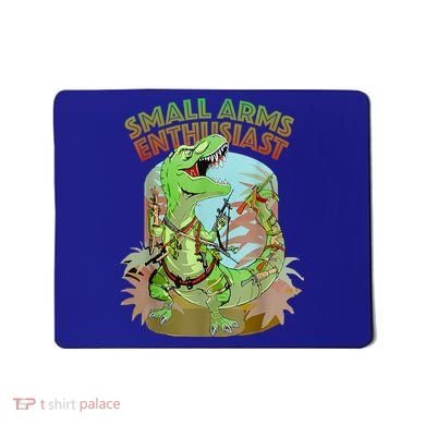 Small Arms Enthusiast Funny Trex Dinosaur Gun Mousepad