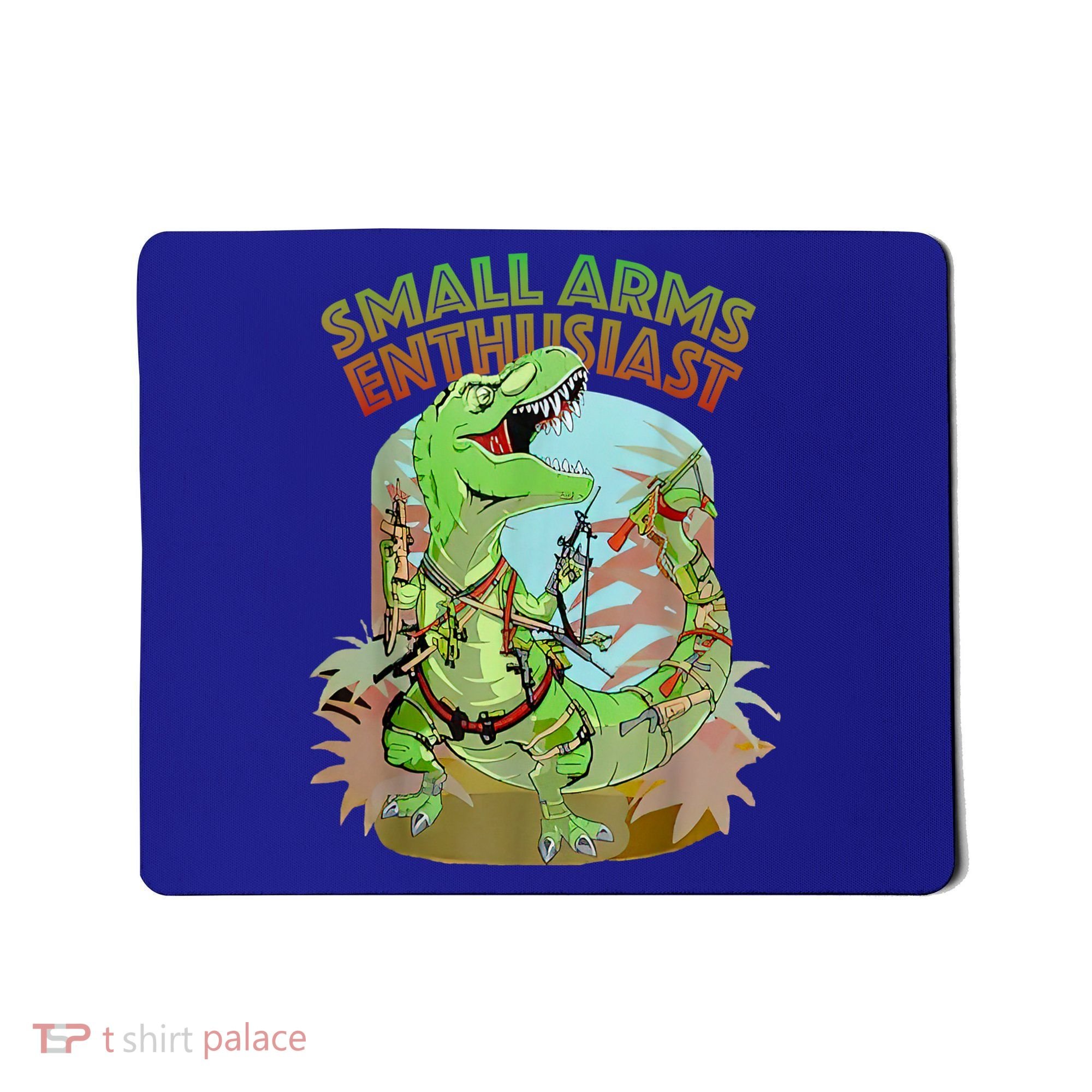 Small Arms Enthusiast Funny Trex Dinosaur Gun Mousepad