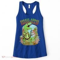 Small Arms Enthusiast Funny Trex Dinosaur Gun Women's Tank Top thumb 0