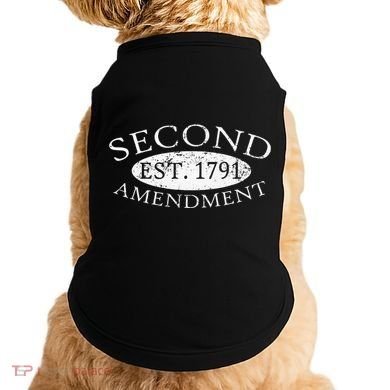 Second Amendment Est. 1791 Right To Bear Arms Doggie Tank