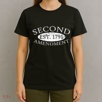 Second Amendment Est. 1791 Right To Bear Arms T-Shirt thumb 4
