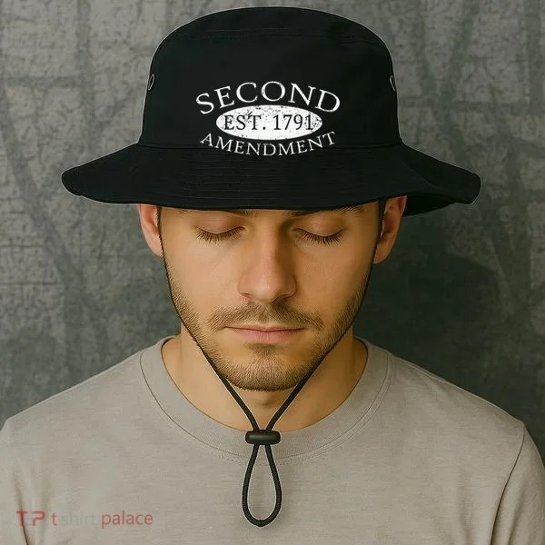 Second Amendment Est. 1791 Right To Bear Arms Bucket Hat