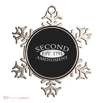 Second Amendment Est. 1791 Right To Bear Arms Ornament