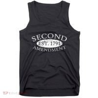 Second Amendment Est. 1791 Right To Bear Arms Tank Top thumb 0