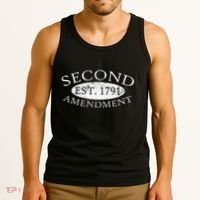 Second Amendment Est. 1791 Right To Bear Arms Tank Top thumb 3