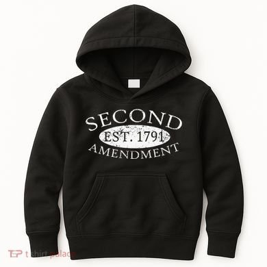 Second Amendment Est. 1791 Right To Bear Arms Kids Hoodie