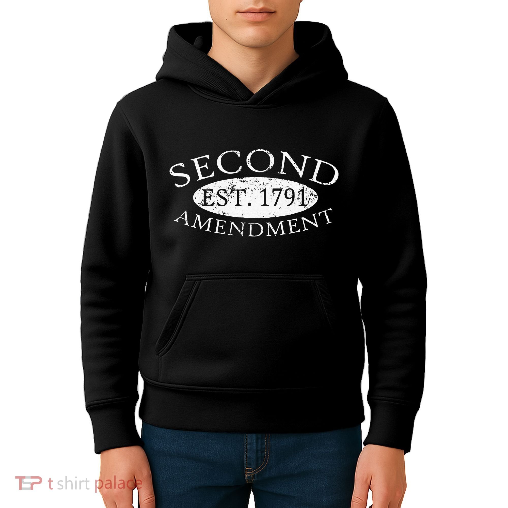 Second Amendment Est. 1791 Right To Bear Arms Kids Hoodie