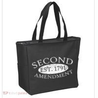 Second Amendment Est. 1791 Right To Bear Arms Tote Bag thumb 2