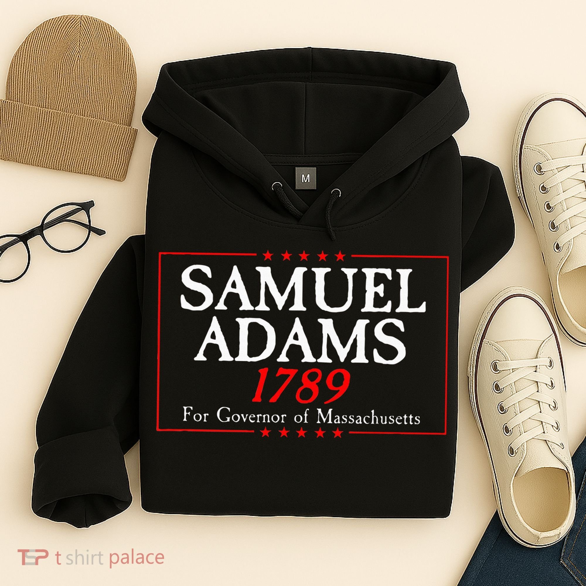 Samuel Adams Election Campaign For Governor American History Hoodie