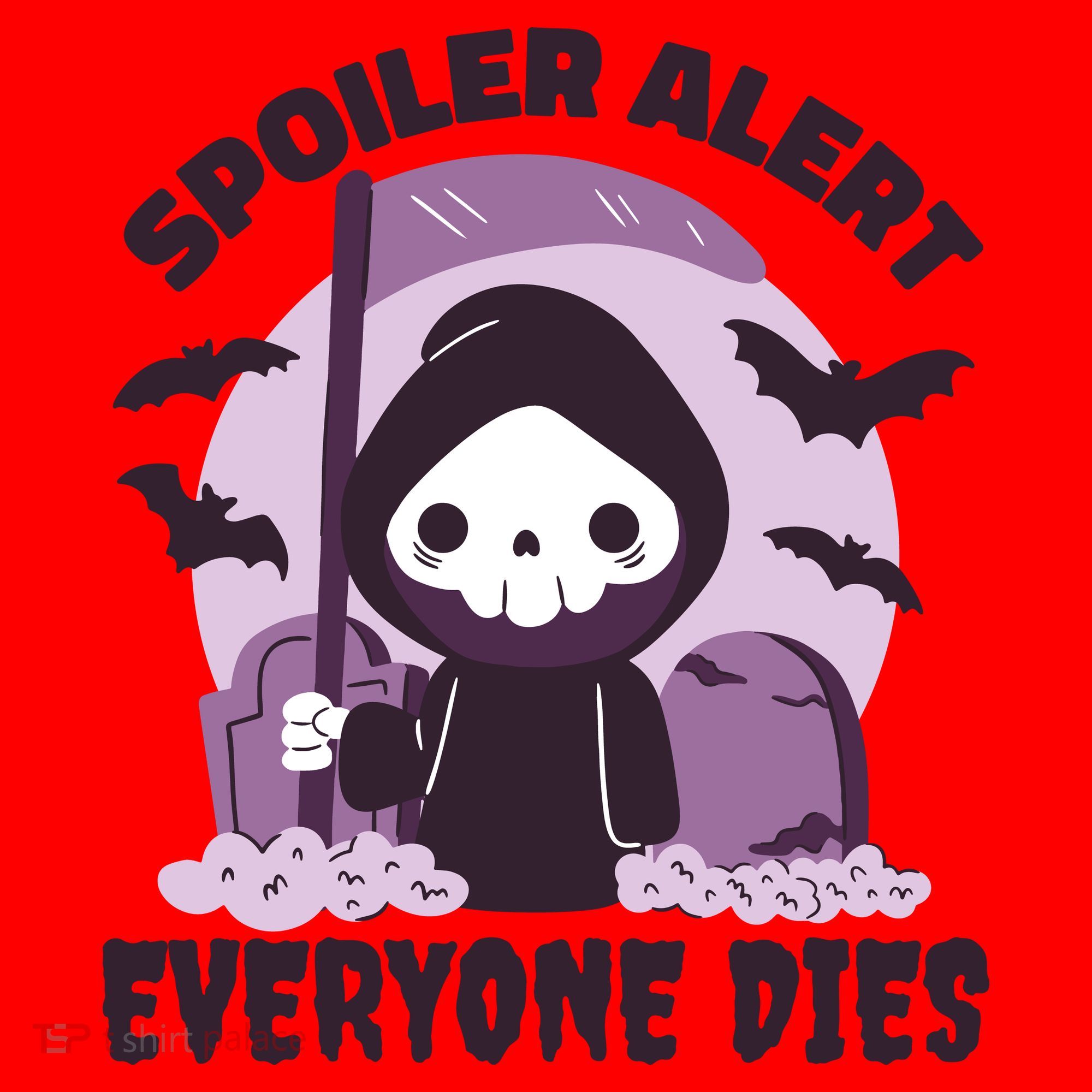 Spoiler Alert Everyone Dies Reaper Halloween Santa Hat