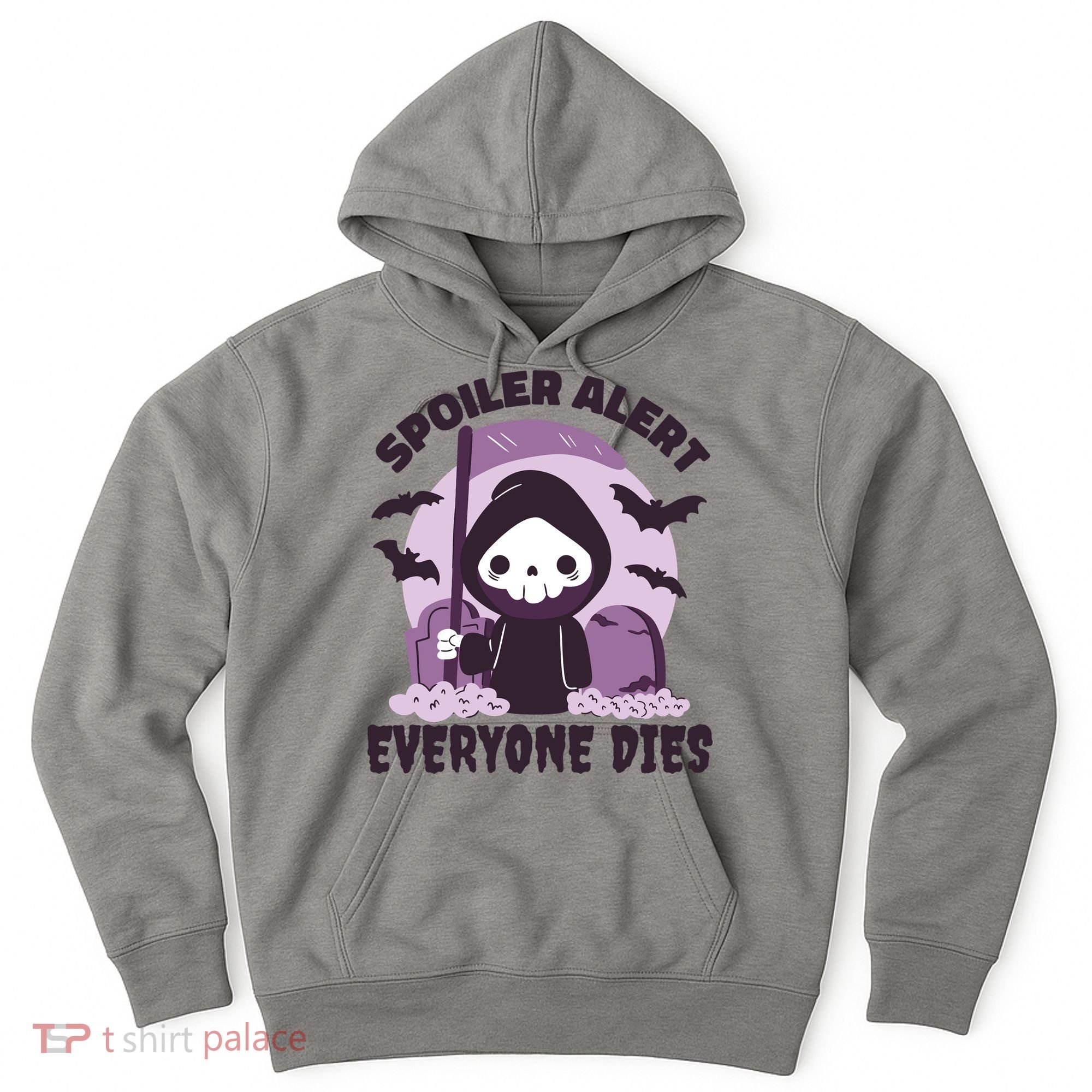 Spoiler Alert Everyone Dies Reaper Halloween Hoodie