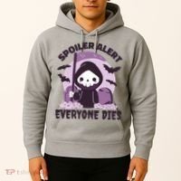 Spoiler Alert Everyone Dies Reaper Halloween Hoodie thumb 2