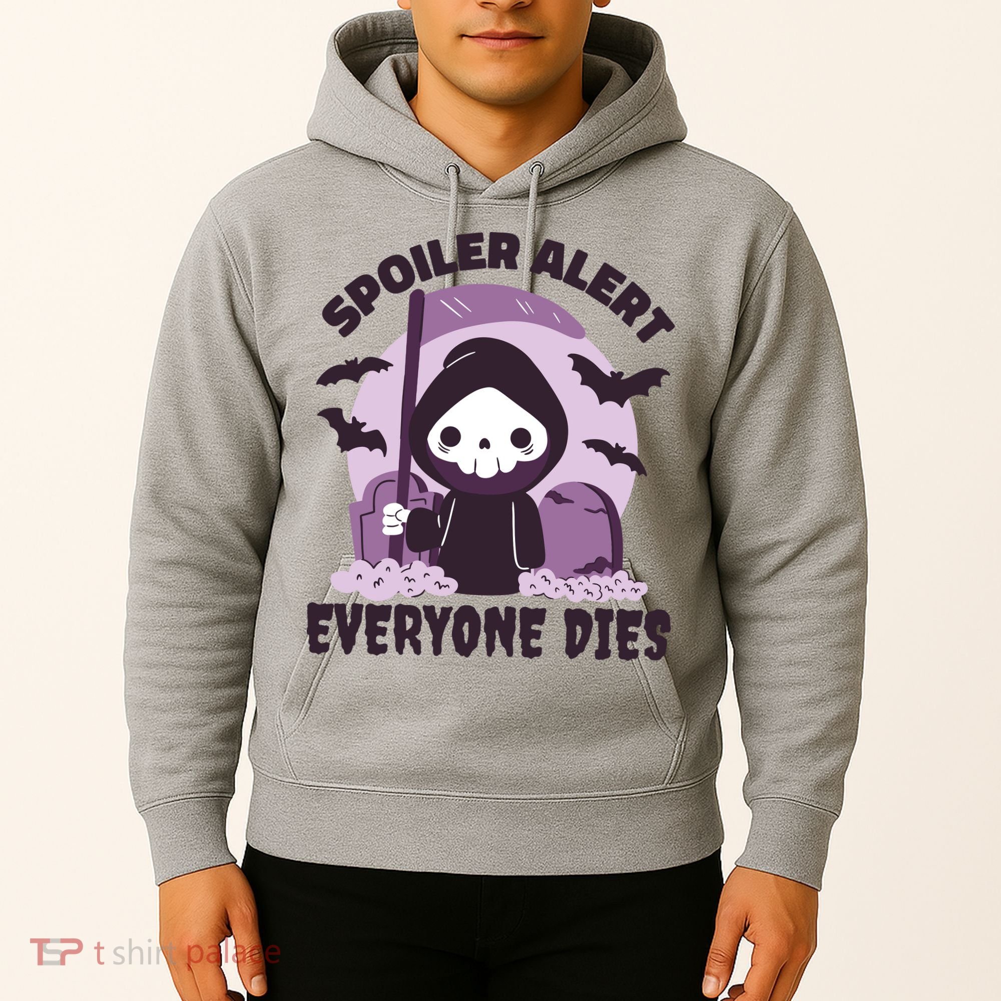 Spoiler Alert Everyone Dies Reaper Halloween Hoodie