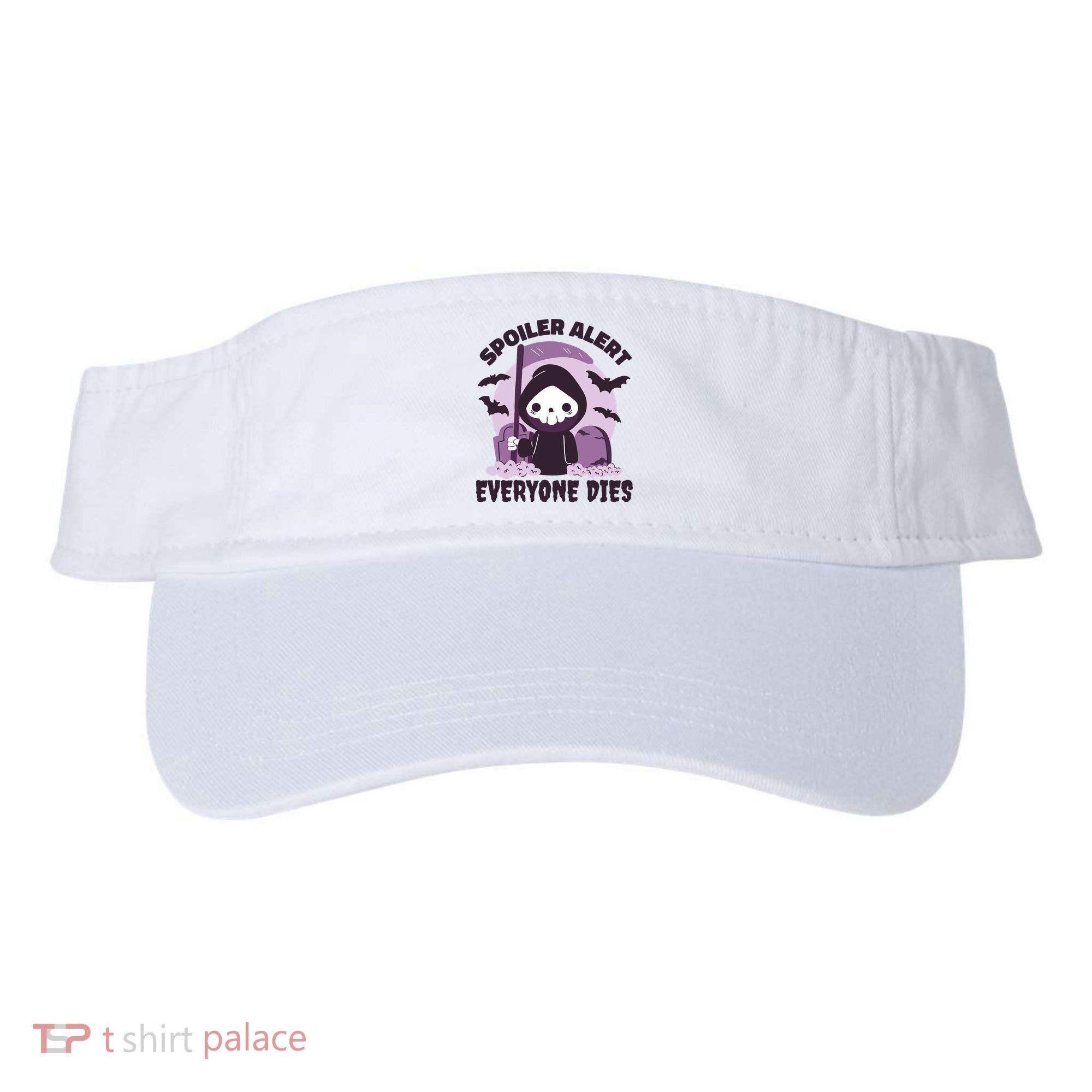 Spoiler Alert Everyone Dies Reaper Halloween Visor