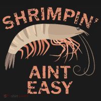 Shrimpin Aint Easy Funny Shrimp Fishing Backpack thumb 2