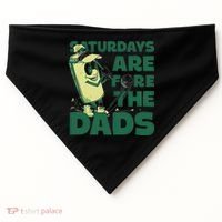 Saturdays Are Fore The Dads Golf USA-Made Doggie Bandana thumb 0