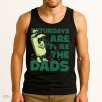Saturdays Are Fore The Dads Golf Tank Top thumb 3