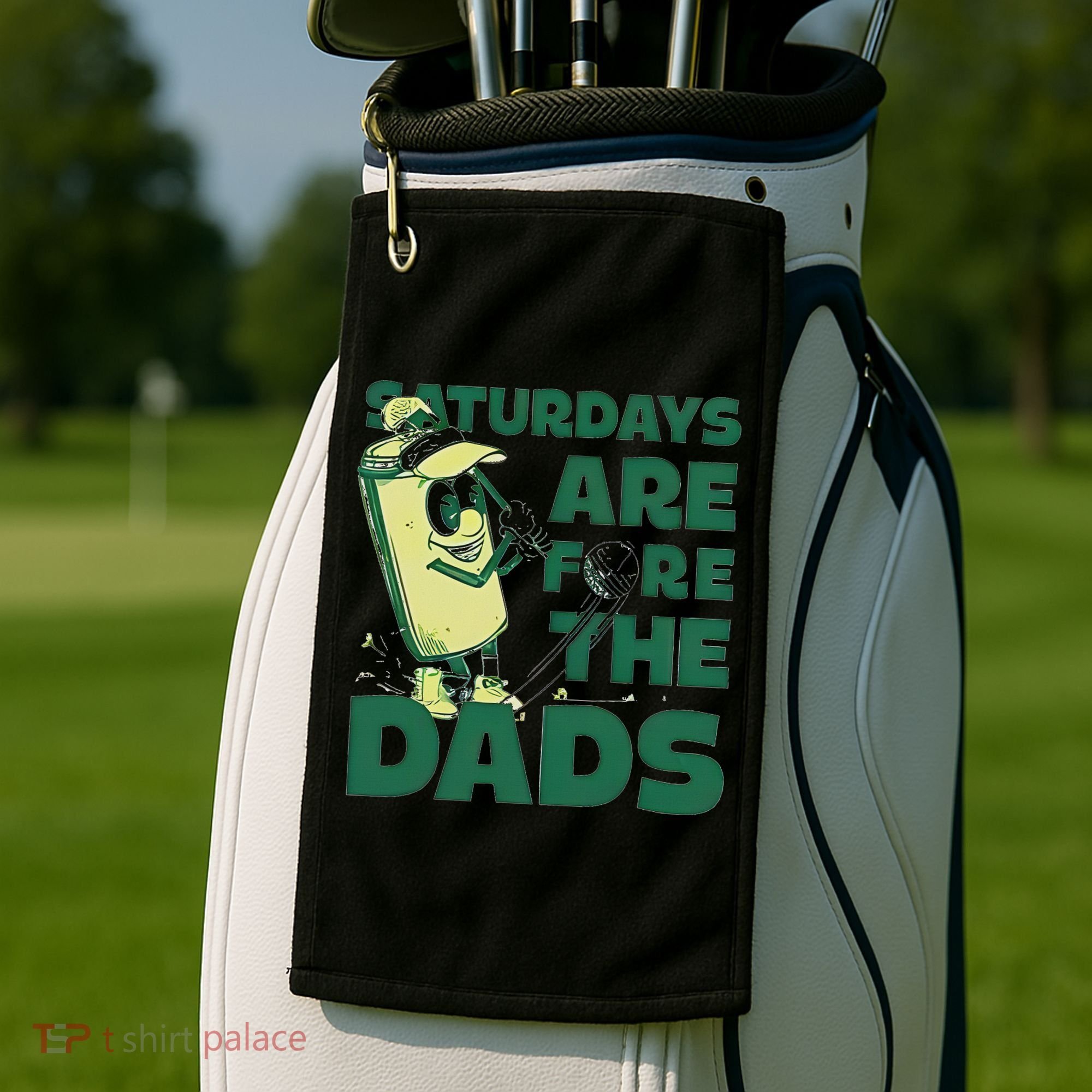 Saturdays Are Fore The Dads Golf Golf Towel