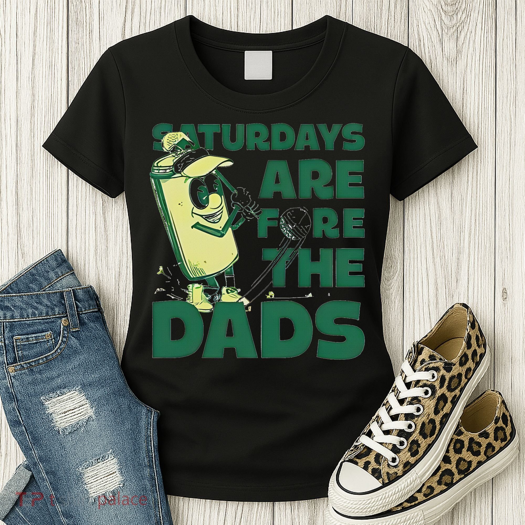 Saturdays Are Fore The Dads Golf Women's T-Shirt