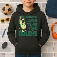 Saturdays Are Fore The Dads Golf Kids Hoodie thumb 2