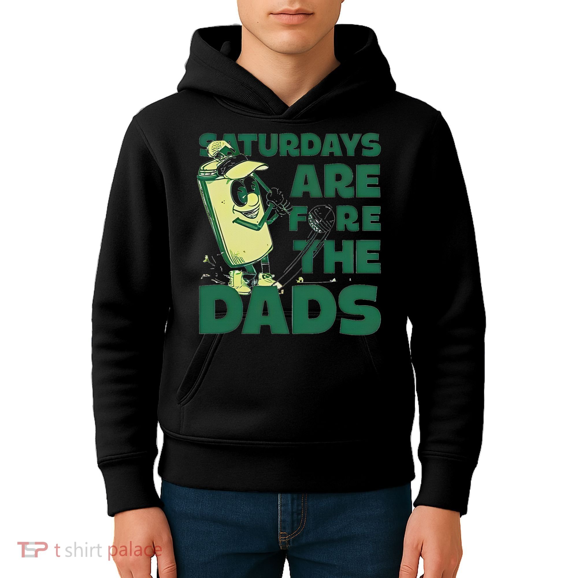 Saturdays Are Fore The Dads Golf Kids Hoodie
