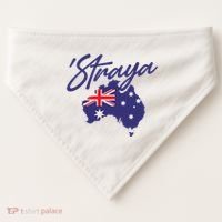 Straya Aussie For Australian Slang USA-Made Doggie Bandana thumb 0