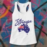 Straya Aussie For Australian Slang Women's Tank Top thumb 3