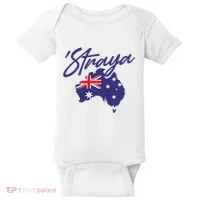 Straya Aussie For Australian Slang Baby Bodysuit thumb 0